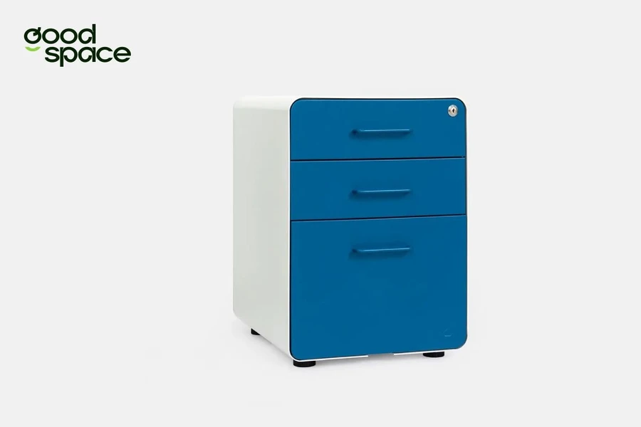 Hộc tủ tài liệu The Leaf 3 Ngăn Kéo có kích thước rộng rãi giúp lưu trữ được nhiều tài liệu và hồ sơ