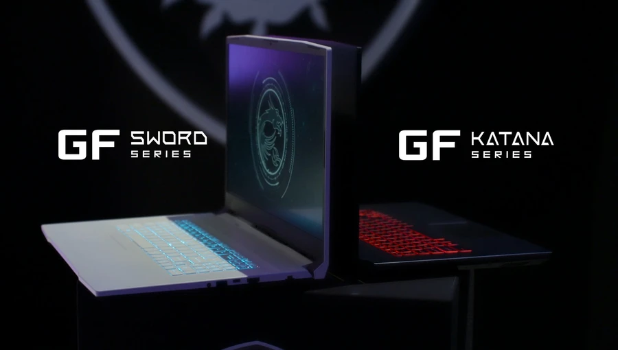 Laptop MSI Katana GF66 và GF76 lấy cảm hứng từ kiếm sĩ Nhật Bản.