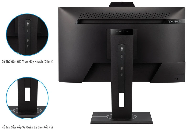 Màn hình Viewsonic VG2440V 23.8Inch IPS, Loa, Webcam