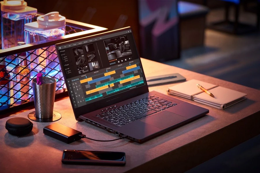 Laptop ROG Zephyrus G15 với APU Ryzen 5000HS và card đồ họa RTX