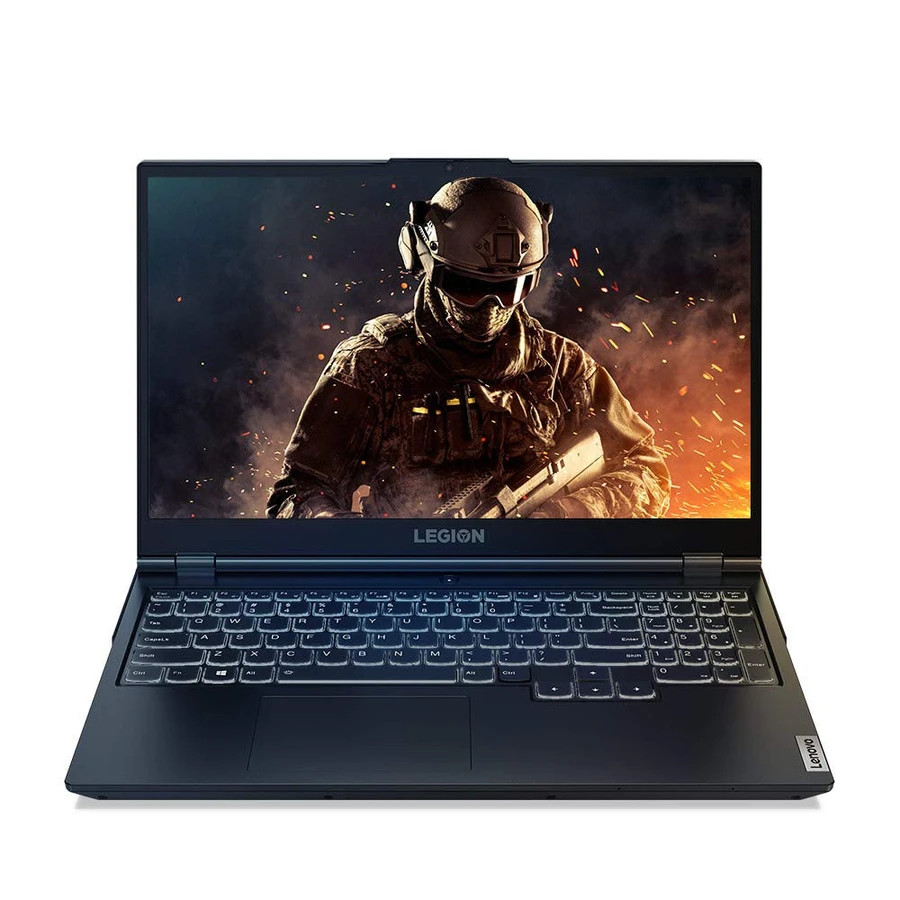 Màn hình Lenovo Legion 5 AMD với viền mỏng và camera tích hợp Privacy Shutter.