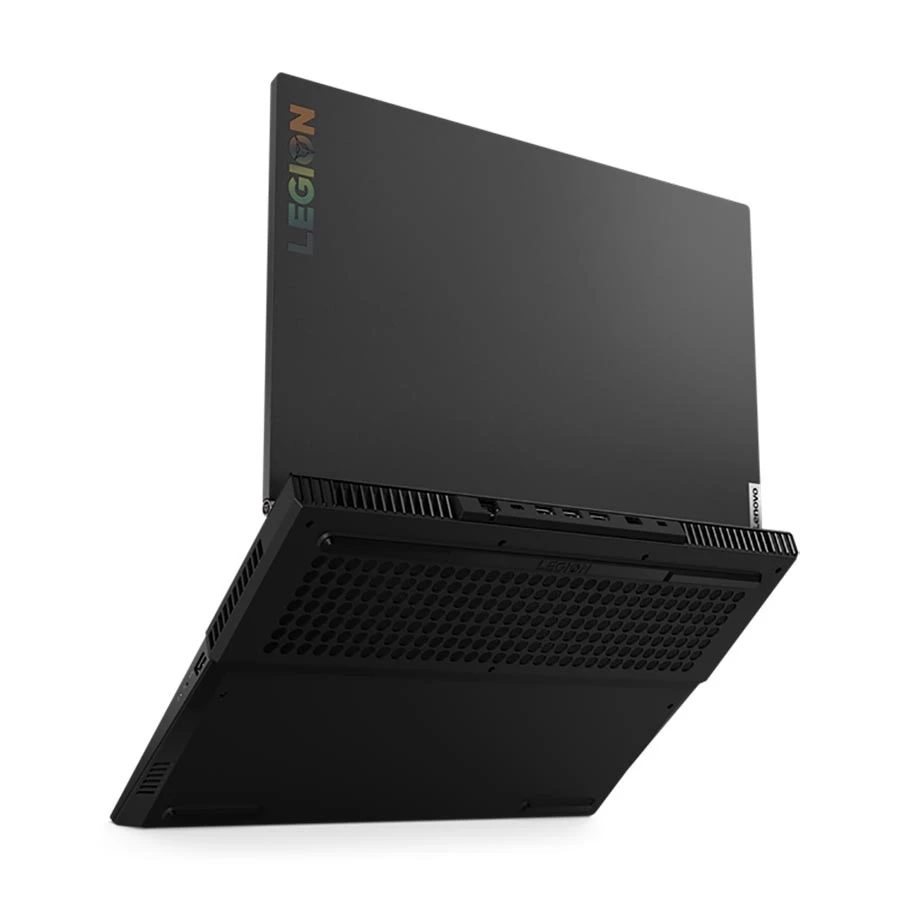 Laptop Lenovo Legion 5 AMD với logo Legion đổi màu