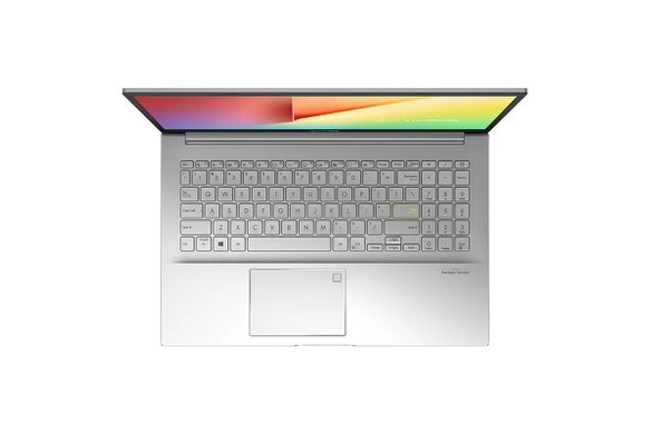 Bàn phím Asus VivoBook A515 với phím Enter viền vàng Neon nổi bật và bàn phím số.