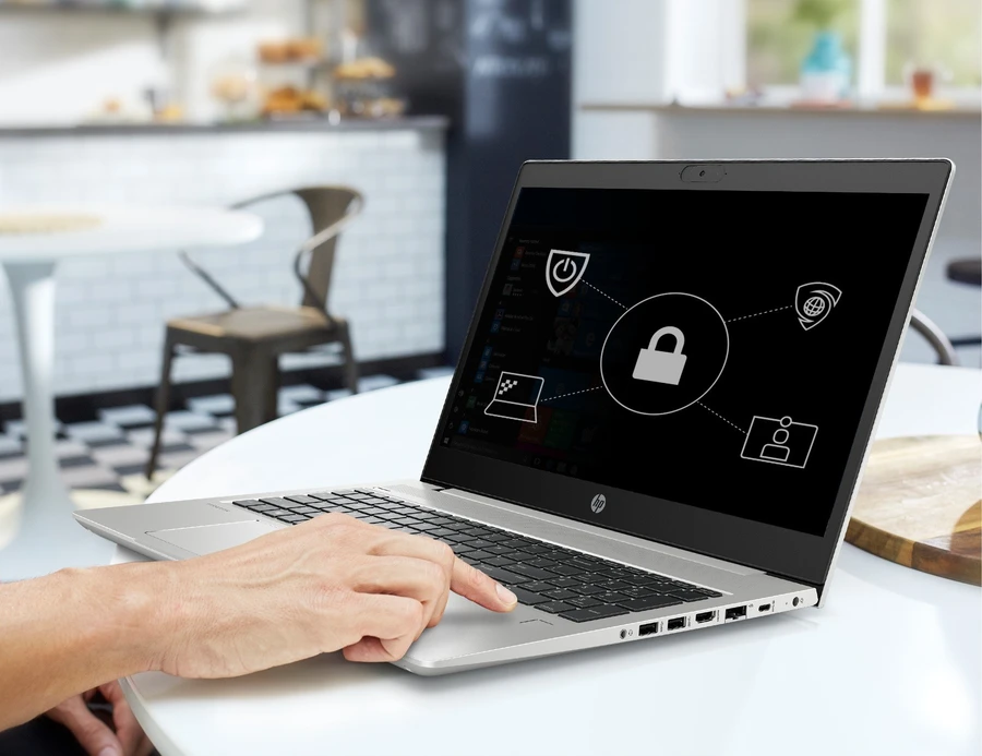 HP ProBook 455 G7 với bảo mật vân tay và chip TPM 2.0
