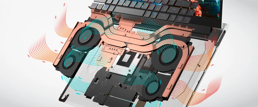 Công nghệ tản nhiệt Alienware X15 với Element 31 và hệ thống 4 quạt