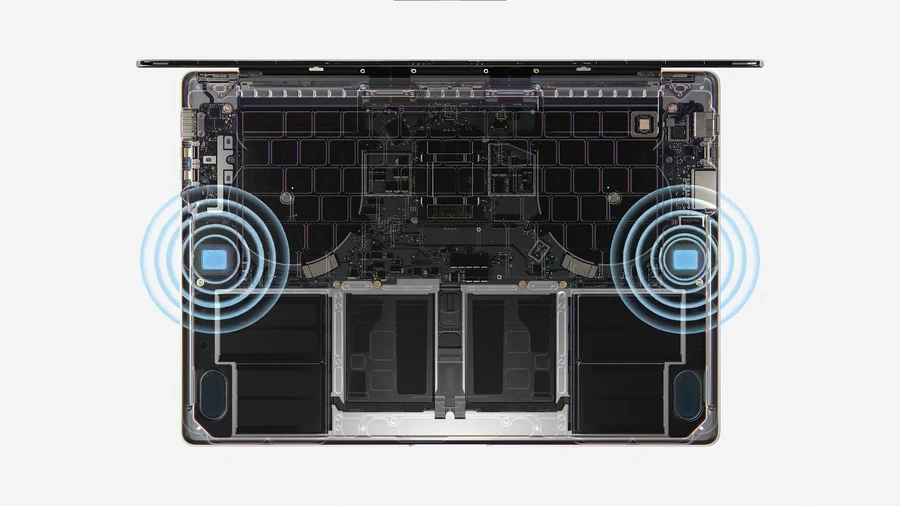 MacBook Pro mới với hệ thống 6 loa, âm thanh vòm và micro chất lượng phòng thu