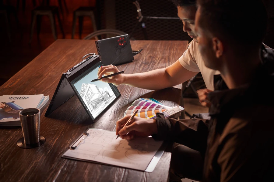 ASUS ROG Flow X13, laptop gaming mỏng nhẹ 13 inch, màn hình cảm ứng xoay lật 120Hz
