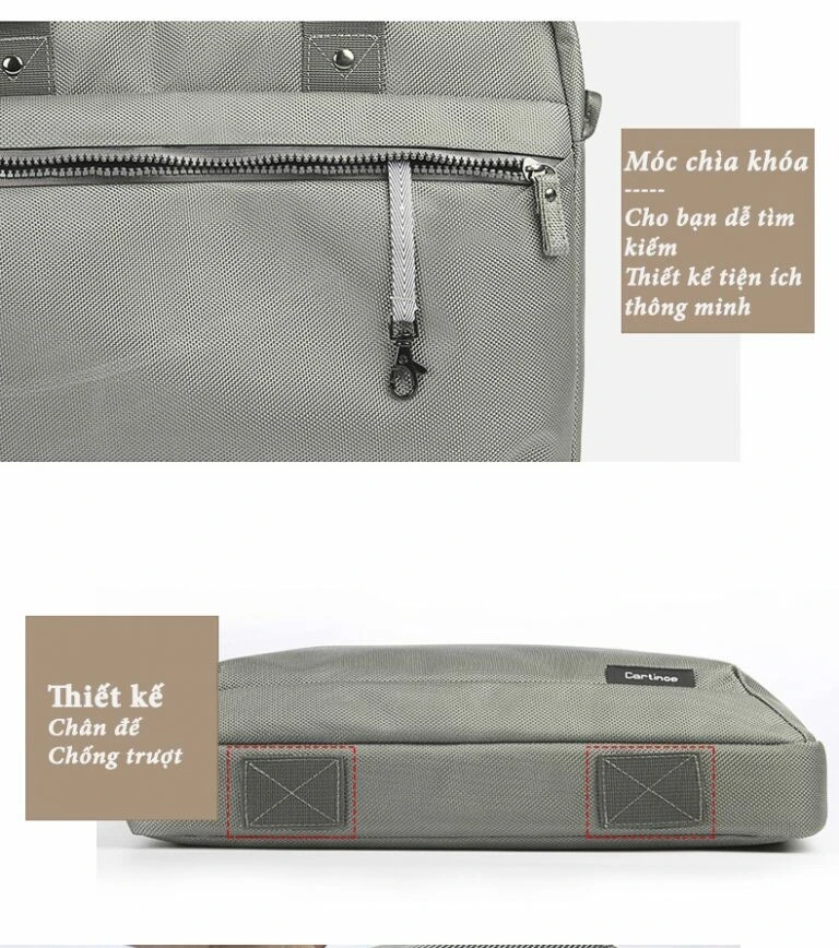 Túi laptop Cartinoe sang trọng cho doanh nhân, đựng đồ công tác