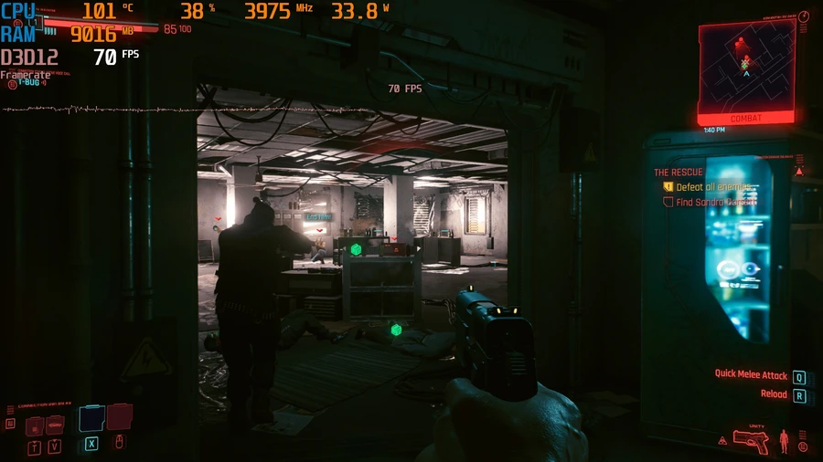 Cyberpunk 2077 với RTX 3060 trên Alienware m15 Ryzen Edition R5