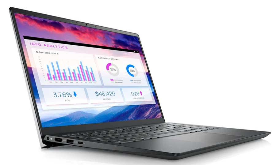 Dell Vostro 5410 hoàn thiện nhôm nguyên khối, thiết kế sang trọng, mỏng nhẹ 1.4kg.