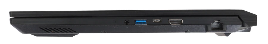 Cận cảnh các cổng kết nối và khe cắm của MSI Katana GF76
