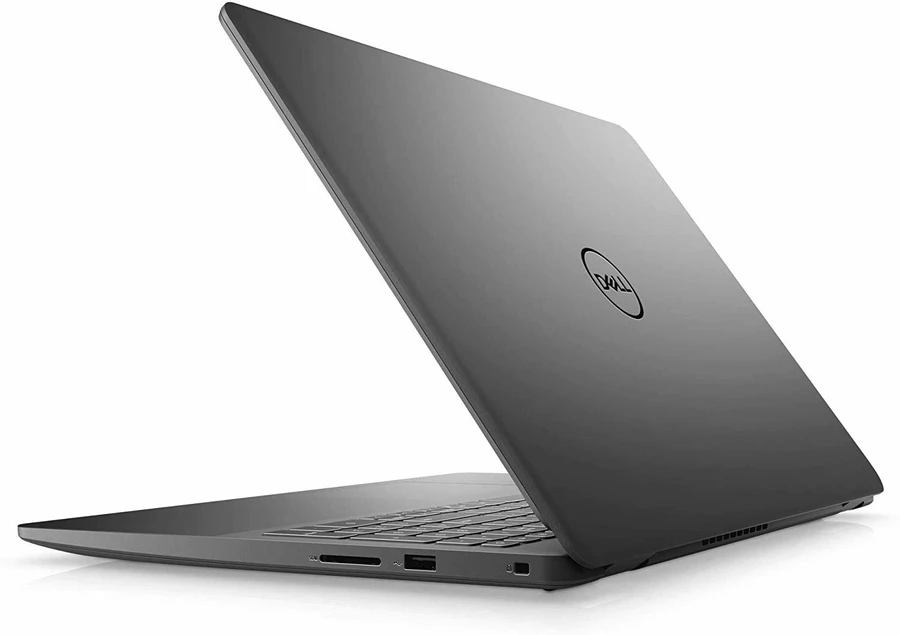 Laptop Dell Inspiron 15 3501 màu đen, thiết kế đơn giản, bền bỉ