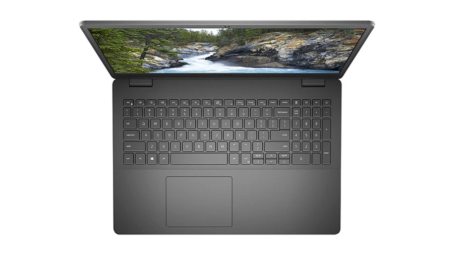 Dell Inspiron 15 3505 với bàn phím số, touchpad mịn.