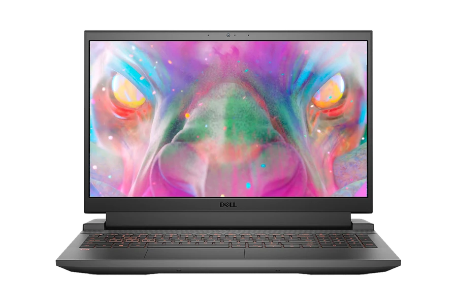 Laptop Dell Gaming G15 5510 màu đen với màn hình 15.6 inch