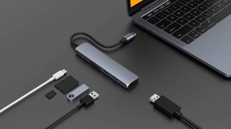 Cổng chuyển USB-C HyperDrive BAR 6-in-1