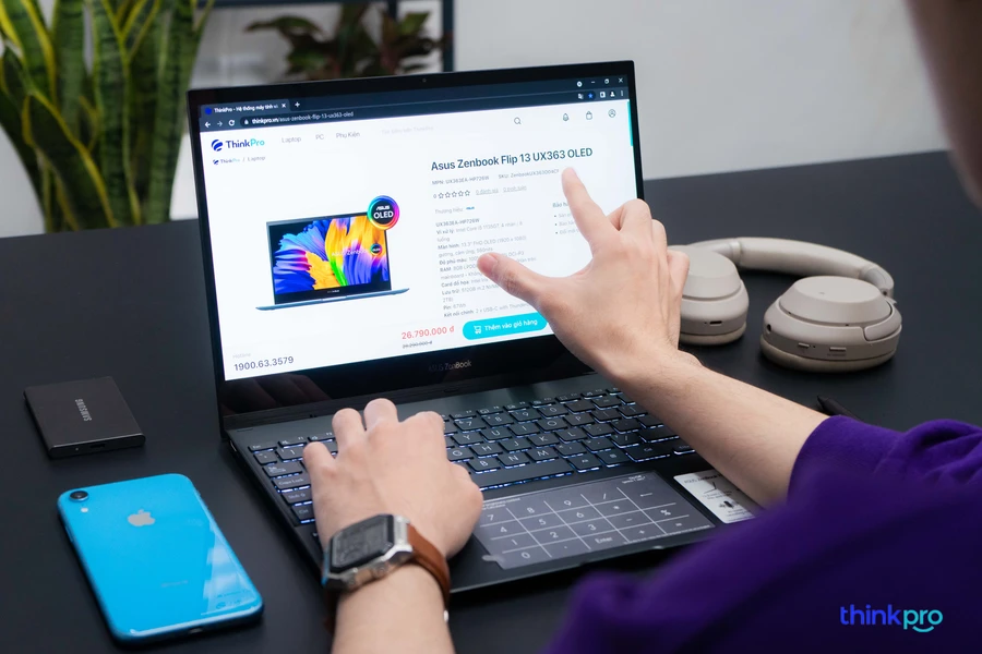 ASUS ZenBook Flip UX363 OLED, ultrabook 2-in-1 màn hình OLED