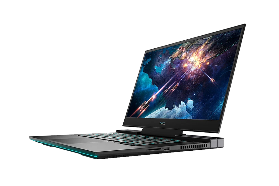 Laptop Dell Gaming G7 7500 với CPU Intel Comet Lake H thế hệ 10 và card đồ họa Nvidia Turing.