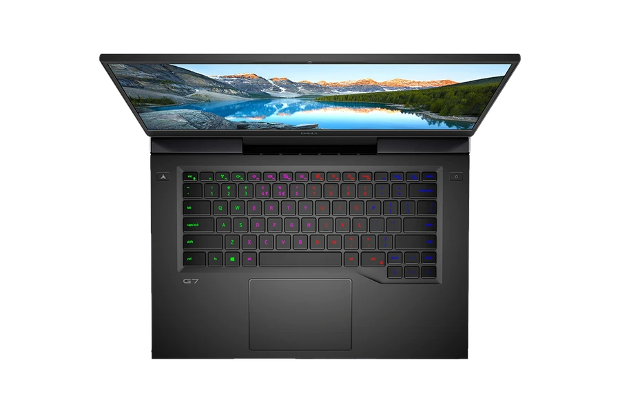Bàn phím Dell Gaming G7 7500 với LED RGB 4 vùng và touchpad nhạy bén