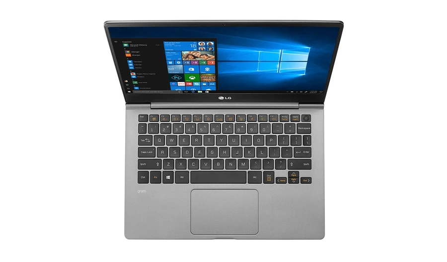 Cận cảnh bàn phím và touchpad LG Gram 13