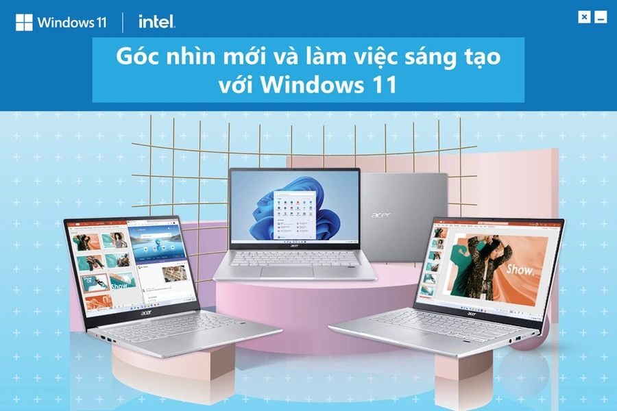 Laptop Acer Swift 3 SF314 511 56G1 với Windows 11