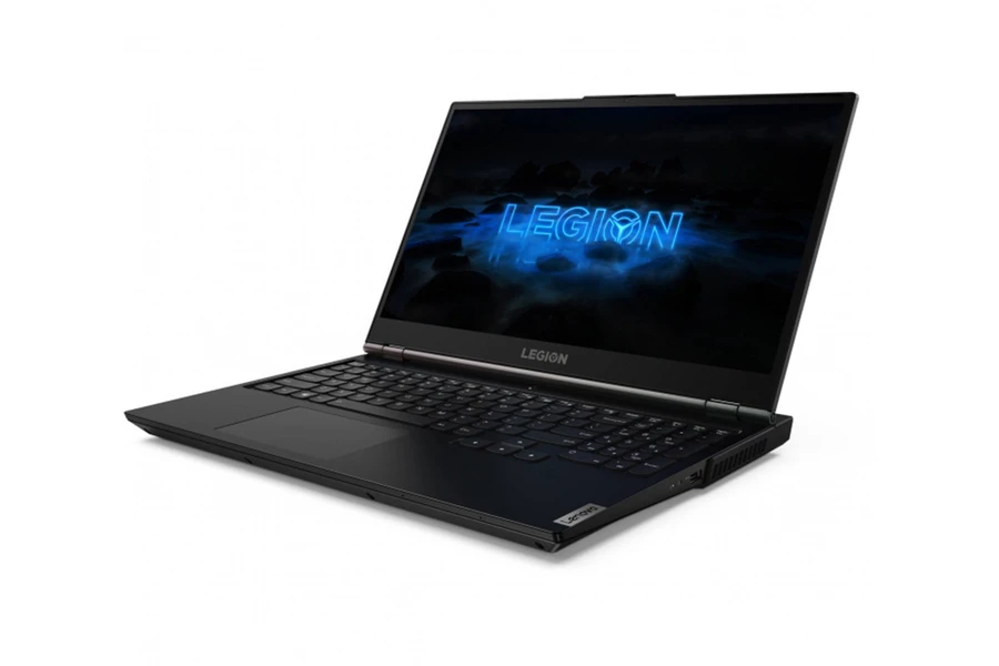 Lenovo Legion 5 AMD với các cổng kết nối phía sau, bao gồm USB Type A, USB Type C, RJ-45, HDMI.