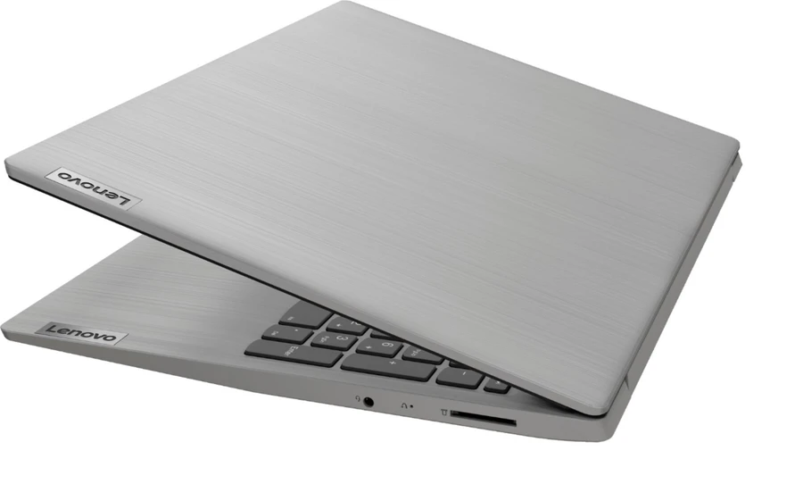 Lenovo IdeaPad 3 với các cổng kết nối đa dạng: USB-C, USB-A, khe thẻ SD, HDMI, jack 3.5mm.