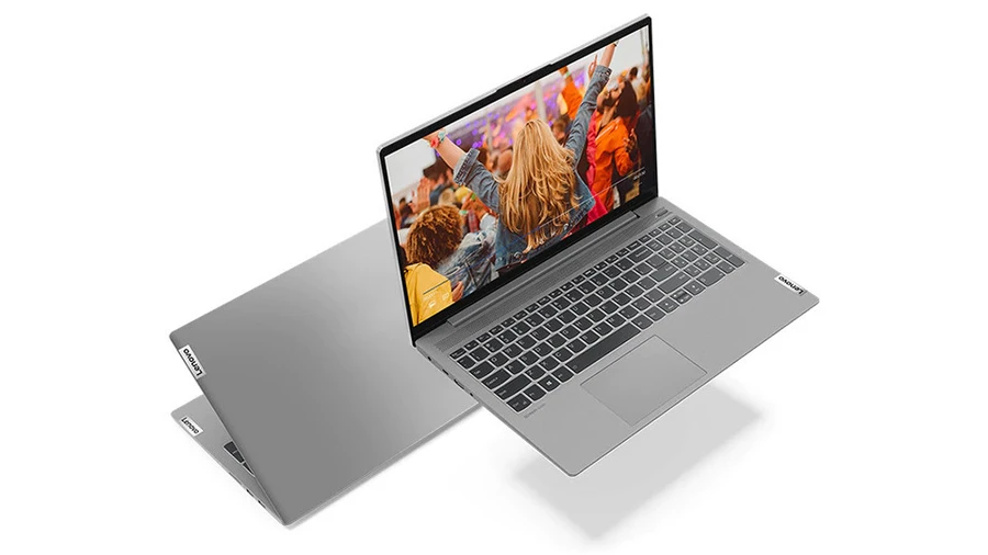 Lenovo IdeaPad 5 15 AMD mỏng nhẹ, thiết kế tối giản sang trọng, nắp nhôm bảo vệ màn hình.