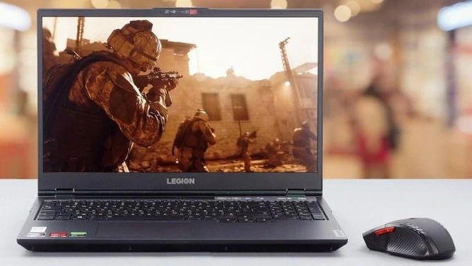 Lenovo Legion 5 với màn hình 15.6 inch, chip AMD Ryzen 7 5800H và card đồ họa NVIDIA GTX 1660Ti