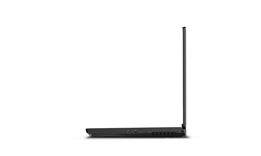 Lenovo ThinkPad P53 mặt sau và cạnh trái với các cổng kết nối đa dạng