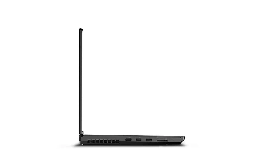 Cạnh phải laptop Lenovo ThinkPad P53 với các cổng kết nối USB, HDMI và khe thẻ SD.