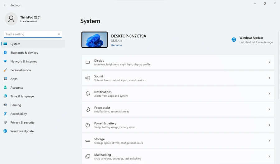 Giao diện Windows 11 Insider Preview với Control Center và Snap Mode cải tiến