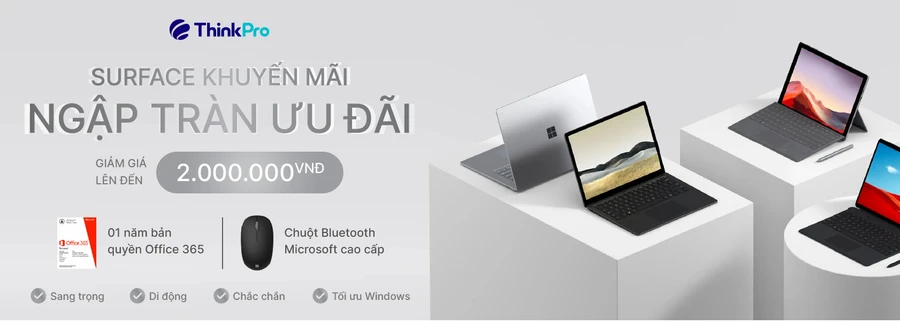 Surface Pro 6 màu Platinum, màn hình cảm ứng 12.3 inch