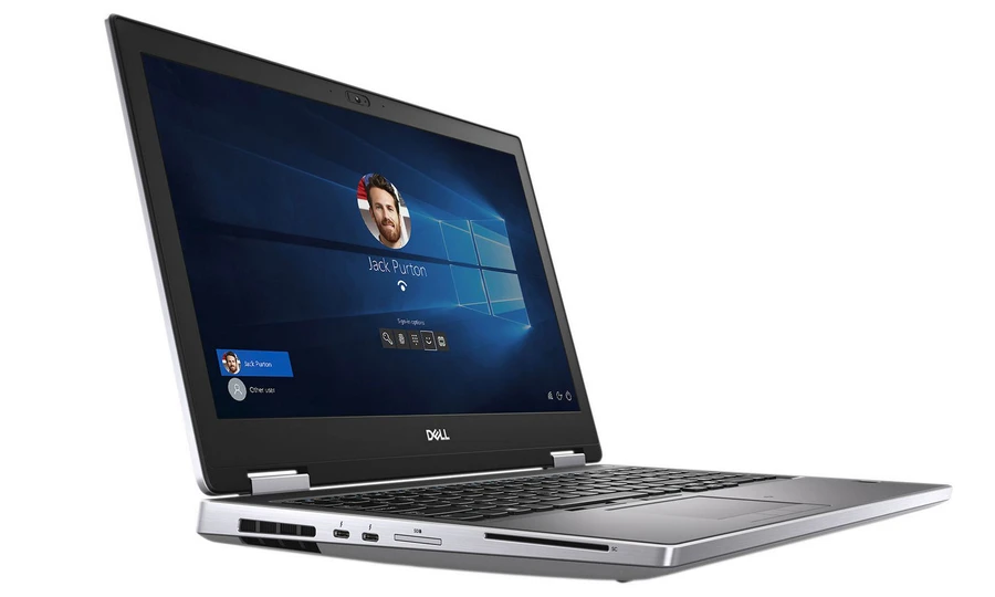 Dell Precision 7540 được hoàn thiện với toàn bộ lớp vỏ kim loại sang trọng