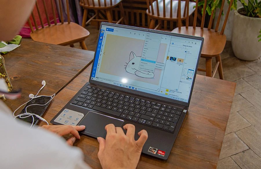 Dell Inspiron 15 5515 viền mỏng, màn hình cảm ứng, CPU Ryzen 5
