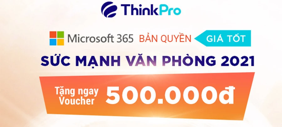 Laptop mỏng nhẹ ThinkPro với ưu đãi Microsoft 365 và sự kiện Back to School