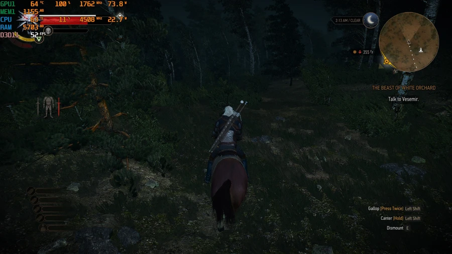 Laptop gaming chơi game The Witcher 3 và Cyberpunk 2077 trên Windows 11