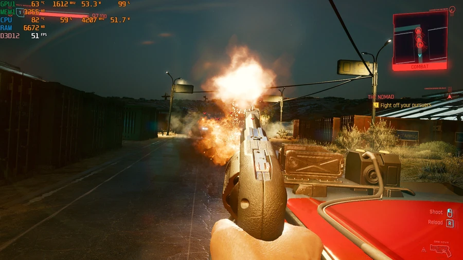 Laptop chơi game Cyberpunk 2077 và Horizon Zero Dawn mượt mà với cài đặt cao và Ray Tracing.