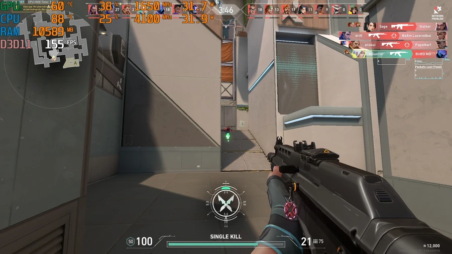Giao diện game Valorant với đồ họa 3D ấn tượng