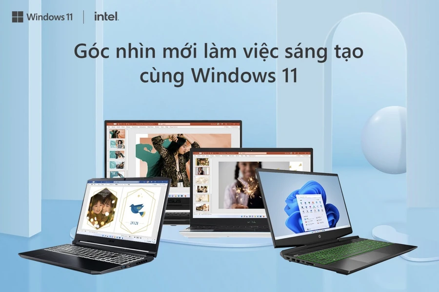 Windows 11 giao diện mới, tối ưu hóa cho game và công việc sáng tạo