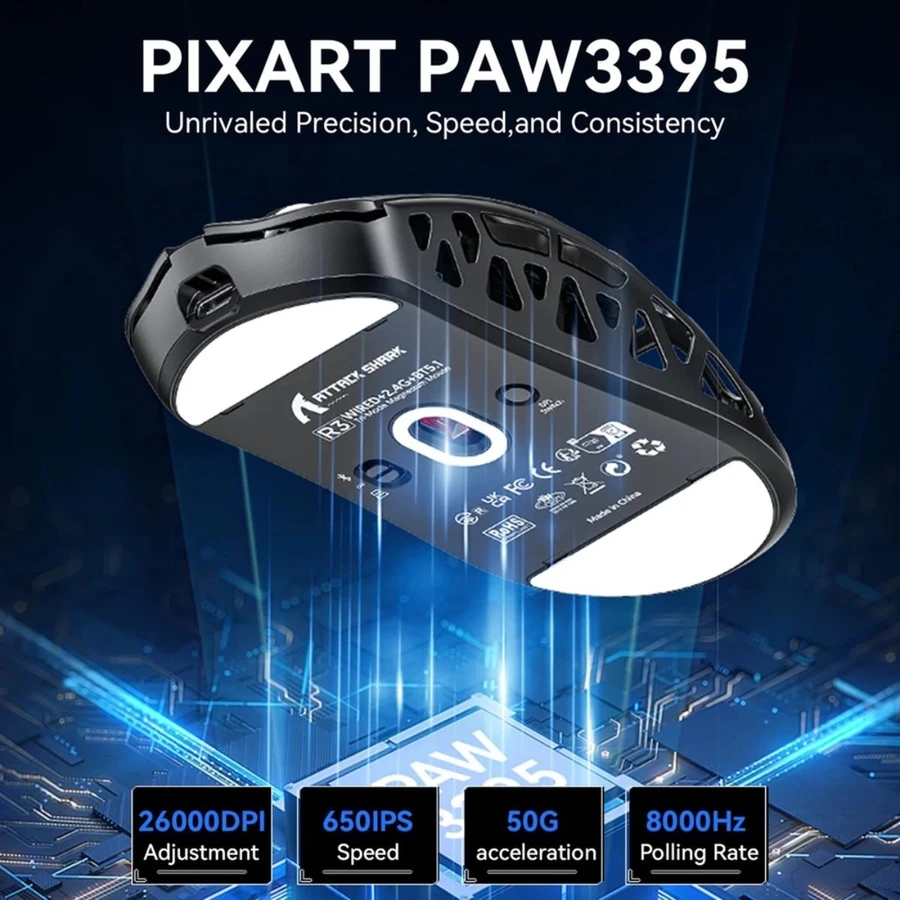 Cảm biến của Attack Shark R3