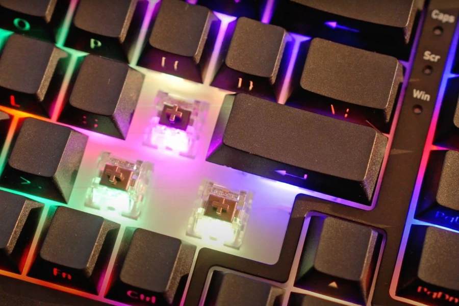 Đèn led của bàn phím monka 3075 pro