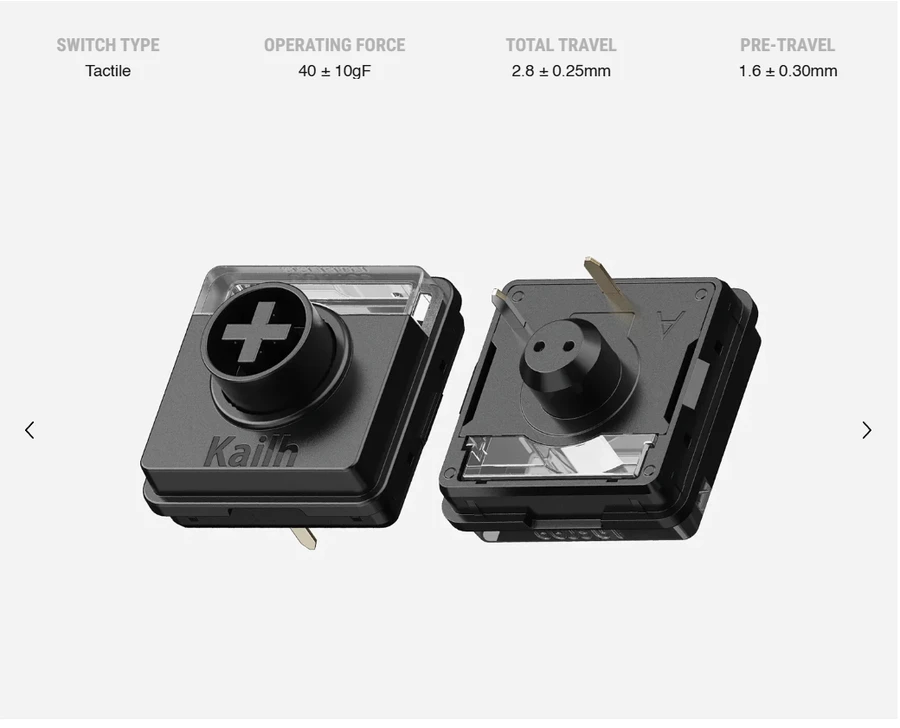 Flow 2 đi kèm với ba công tắc POM