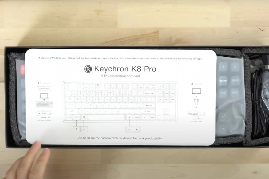 Hộp đựng của Keychron K8 Pro