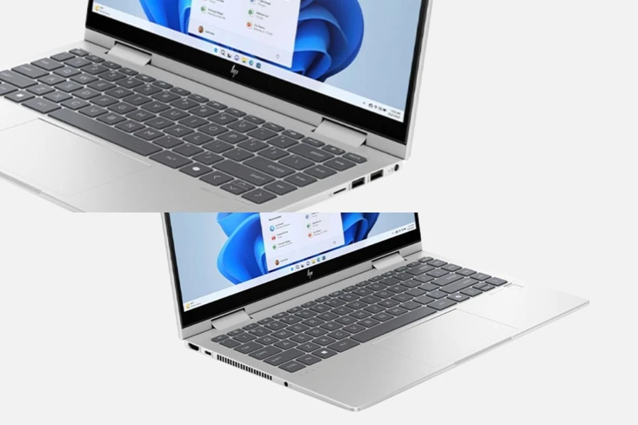 HP Envy X360 14-es1013dx được trang bị đầy đủ các loại cổng kết nối thông dụng