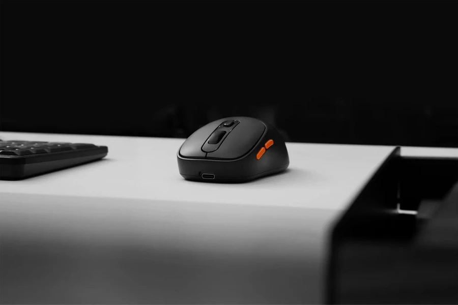 Chuột không dây HyperWork Silentium Mini sở hữu thiết kế tối giản, đẹp mắt