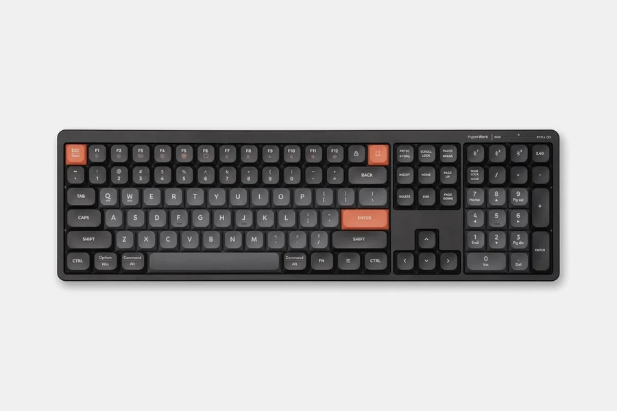 Bàn phím văn phòng HyperWork SilentKey có cân nặng chỉ 0.85kg