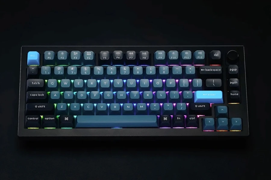 Keychron Q1 Pro được trang bị đèn led RGB rực rỡ