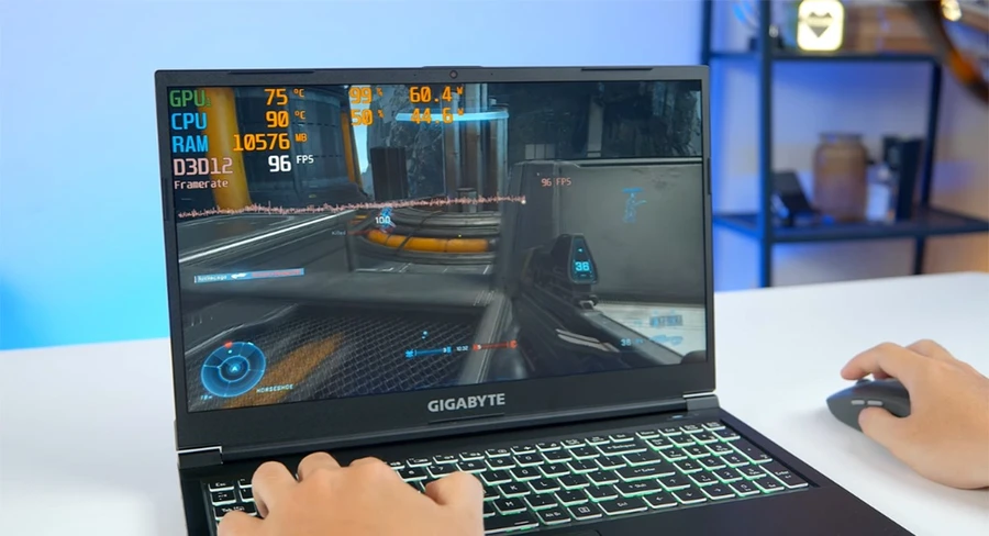 Hiệu năng là không thể bàn cãi với sản phẩm laptop GIGABYTE