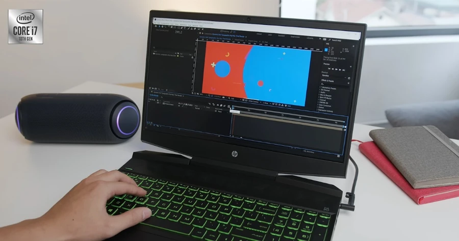 HP Pavilion Gaming với lựa chọn CPU lên đến i7