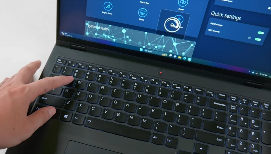 Lenovo Legion Pro 5 sở hữu bàn phím full-size tiện nghi